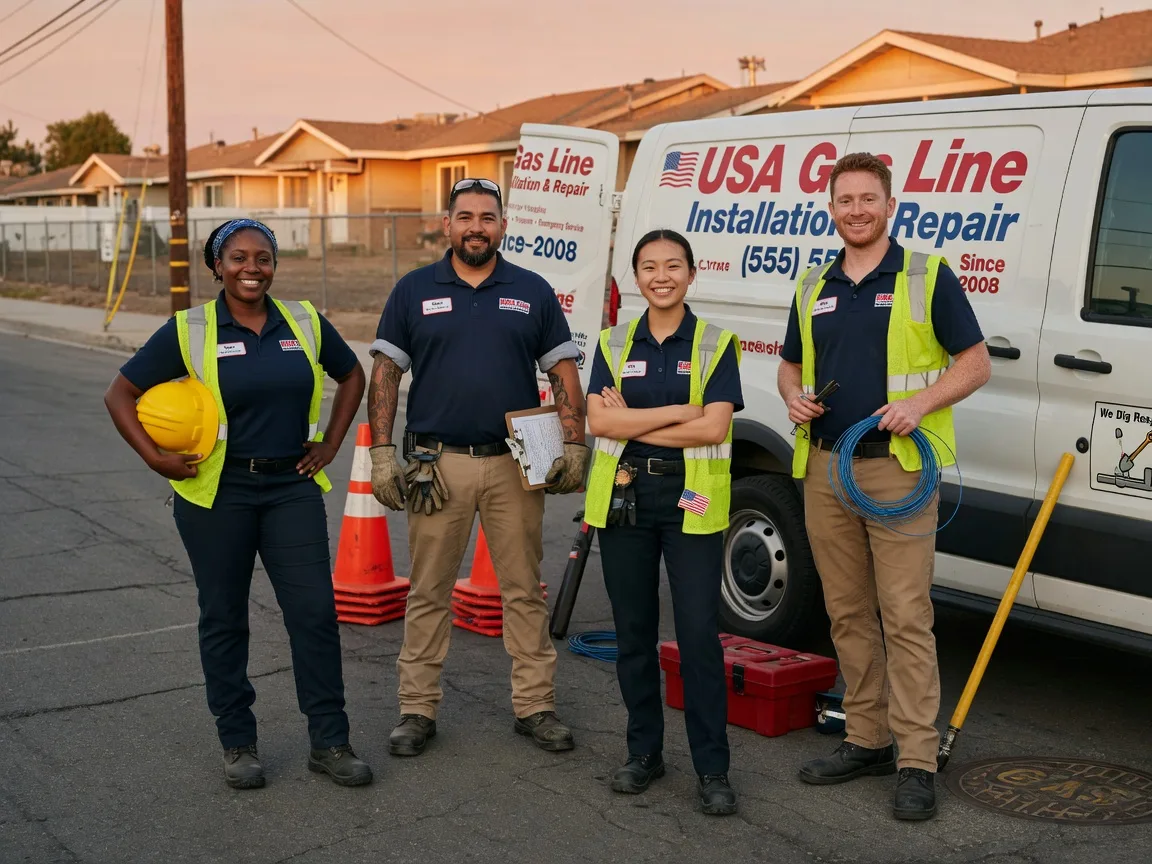Gas Line Installation company in Grammer, IN